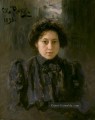 Porträt des Künstlertochter Nadezhda russische Realismus Ilja Repin